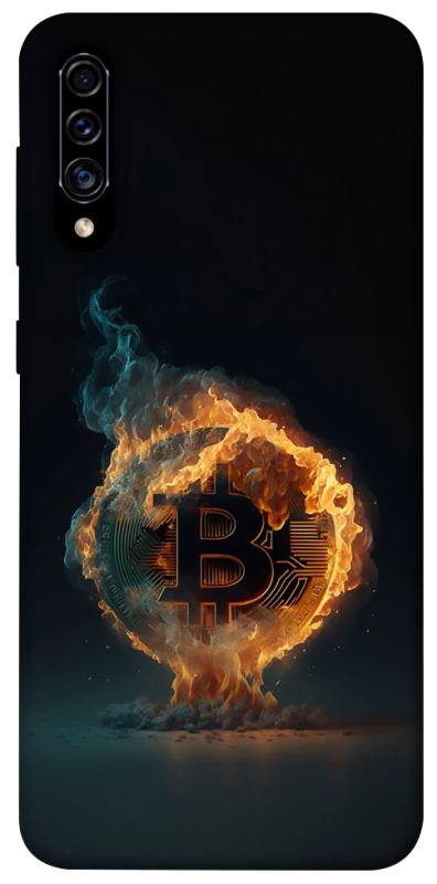 Чохол на Samsung Galaxy A50 (A505F) / A50s / A30s Fire Bitcoin фото 1 з 1