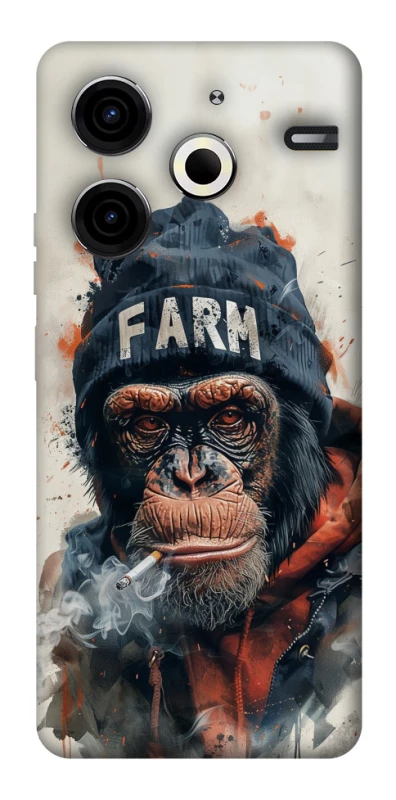 Чехол на TECNO Pova 6 Neo (LI6) Шимпанзе v3 фото 1 из 1