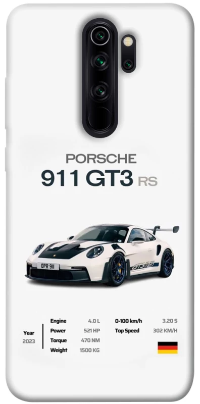 Чохол на Xiaomi Redmi Note 8 Pro Porsche 911 GT3 фото 1 з 1