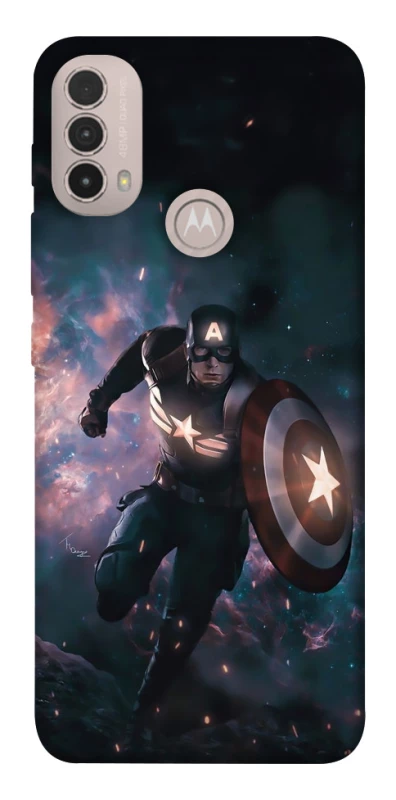 Чохол на Motorola Moto E40 Captain America фото 1 з 1