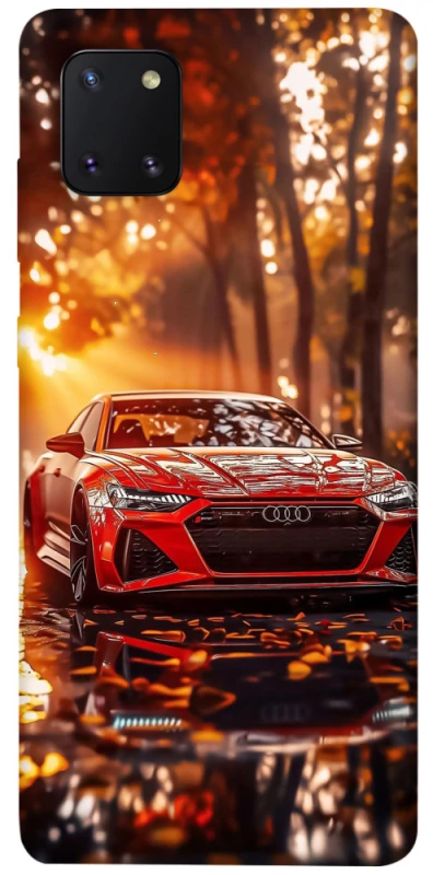 Чехол на Samsung Galaxy Note 10 Lite (A81) Audi at sunset фото 1 из 1