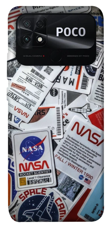 Чохол на Xiaomi Poco C40 NASA ver.4 фото 1 з 1