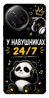 Чехол на Xiaomi Poco F7 Pro У навушниках 24/7 фото 1 из 1