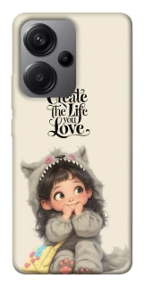 Чехол на Xiaomi Redmi Note 13 Pro+ Create the life you love фото 1 из 1