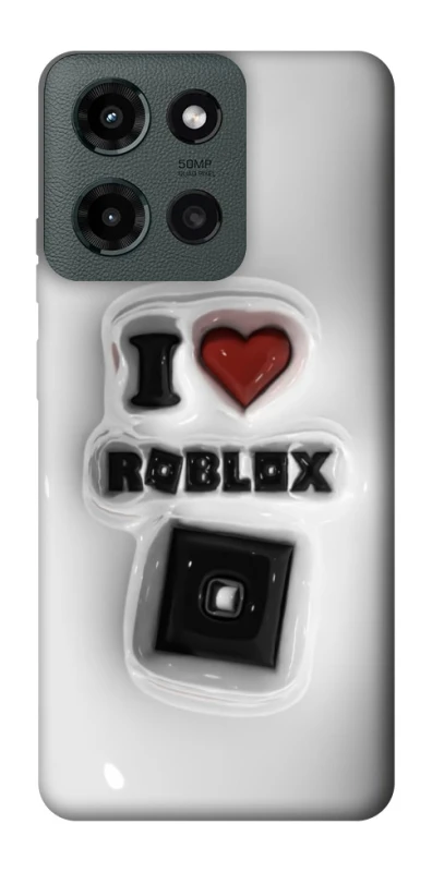 Чохол на Motorola Moto G Power (2025) I love Roblox фото 1 з 1