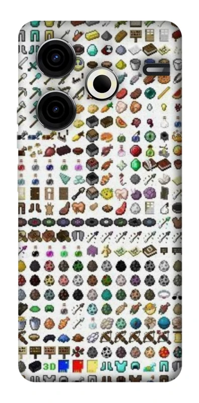 Чохол на TECNO Pova 6 Neo (LI6) Minecraft v2 фото 1 з 1