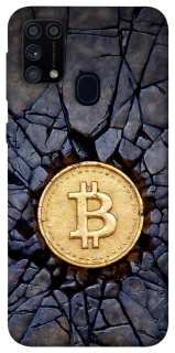 Чохол на Samsung Galaxy M31 Bitcoin cracks фото 1 з 1