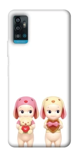 Чехол на ZTE Blade A71 Puppy Love Duo фото 1 из 1