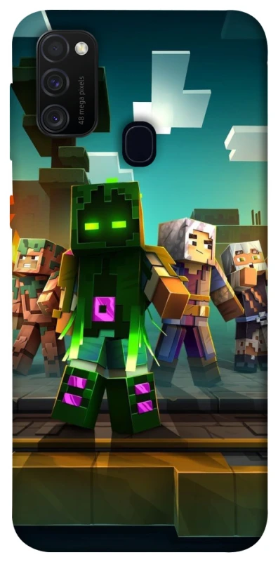 Чехол на Samsung Galaxy M21 Minecraft dungeon фото 1 из 1
