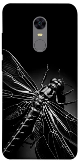 Чехол на Xiaomi Redmi 5 Plus / Redmi Note 5 (Single Camera) Black dragonfly фото 1 из 1