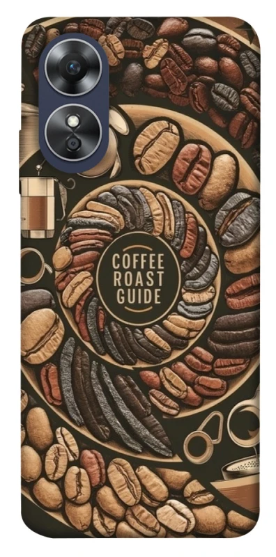 Чохол на Oppo A17 Coffee roast guide фото 1 з 1
