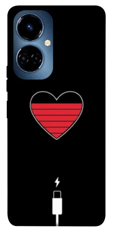 Чехол на TECNO Camon 19 Charge your heart фото 1 из 1