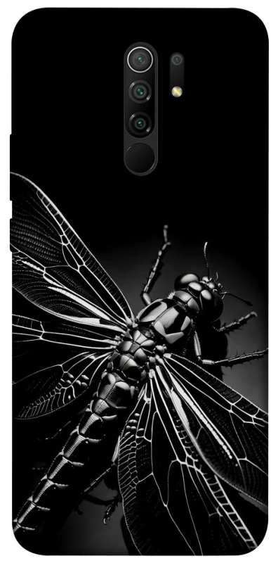 Чехол на Xiaomi Redmi 9 Black dragonfly фото 1 из 1