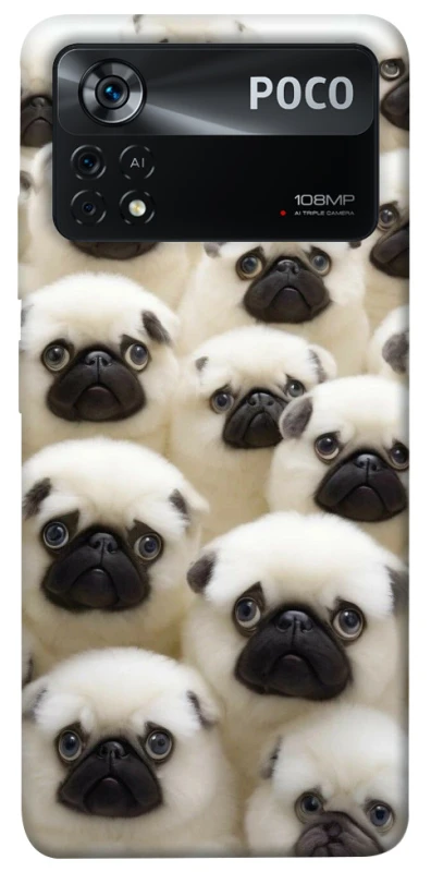 Чохол на Xiaomi Poco X4 Pro 5G Doggy Pug Love фото 1 з 1