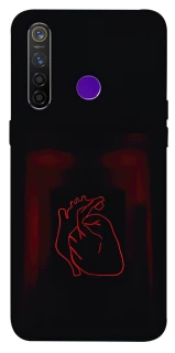 Чехол на Realme 5 Pro Красное сердце фото 1 из 1