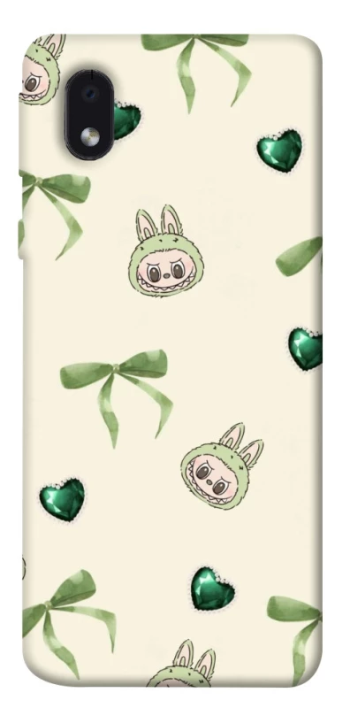 Чохол на Samsung Galaxy M01 Core / A01 Core Labubu Green Heart фото 1 з 1