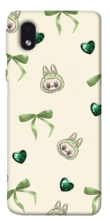 Чохол на Samsung Galaxy M01 Core / A01 Core Labubu Green Heart фото 1 з 1