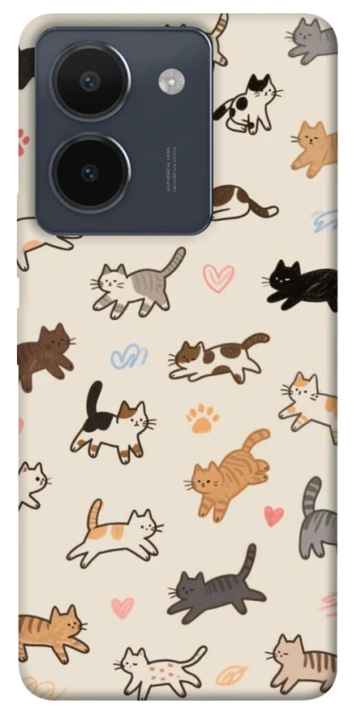 Чохол на Vivo Y36 Cat style ver.2 фото 1 з 1