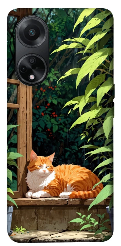 Чехол на Oppo A98 red cat фото 1 из 1