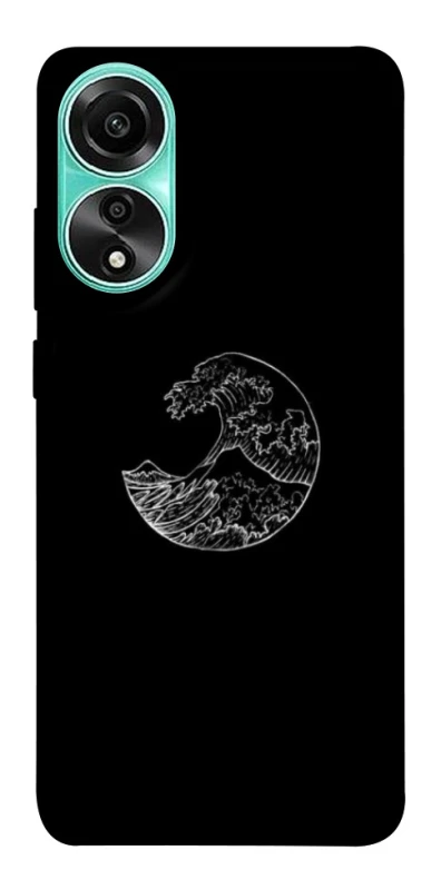 Чохол на Oppo A78 4G Black tsunami фото 1 з 1