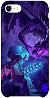 Чехол на Apple iPhone SE (2020) Minecraft dragon фото 1 из 1