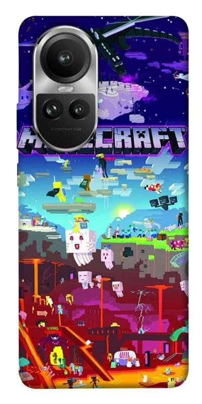 Чехол на Oppo Reno 10 Minecraft world фото 1 из 1