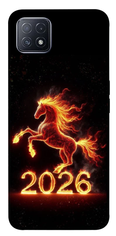 Чохол на Oppo A73 Red Fire Horse ver.1 фото 1 з 1