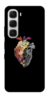 Чохол на Infinix Hot 60i Heart with flowers фото 1 з 1