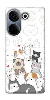 Чохол на TECNO Camon 20 Pro (CK7n) Funny Pets фото 1 з 1