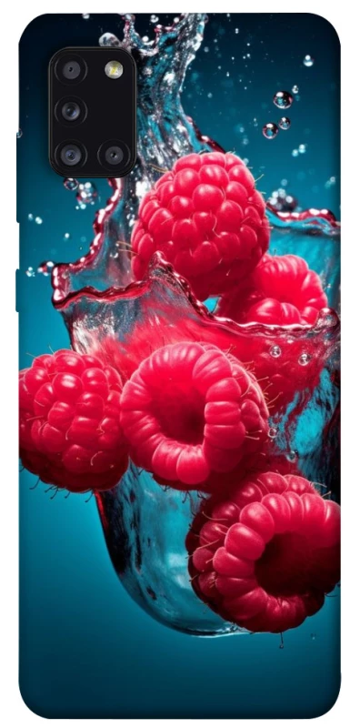 Чохол на Samsung Galaxy A31 Малинка у воді фото 1 з 1