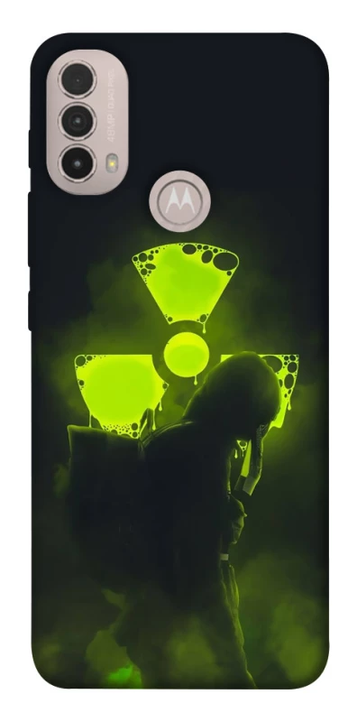 Чохол на Motorola Moto E40 Радіація v2 фото 1 з 1