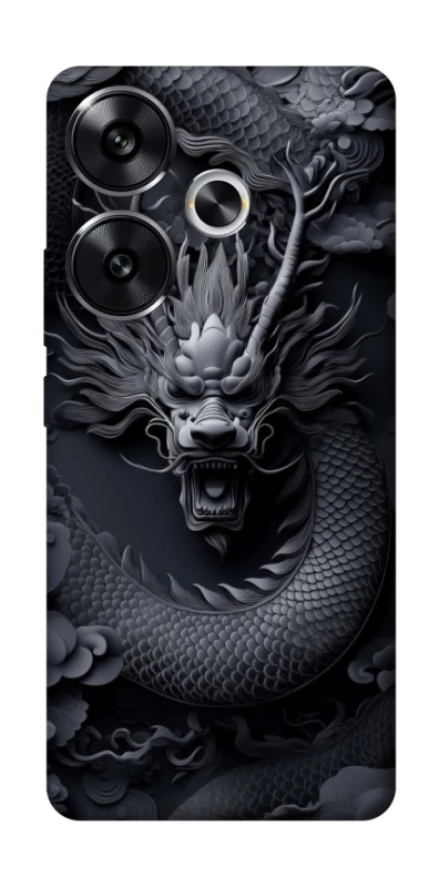 Чохол на Xiaomi Poco F6 black dragon фото 1 з 1