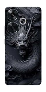 Чехол на Xiaomi Poco F6 black dragon фото 1 из 1