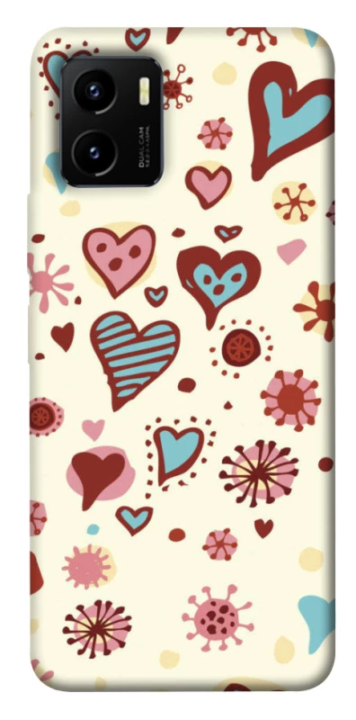 Чохол на Vivo Y15s Pretty hearts фото 1 з 1