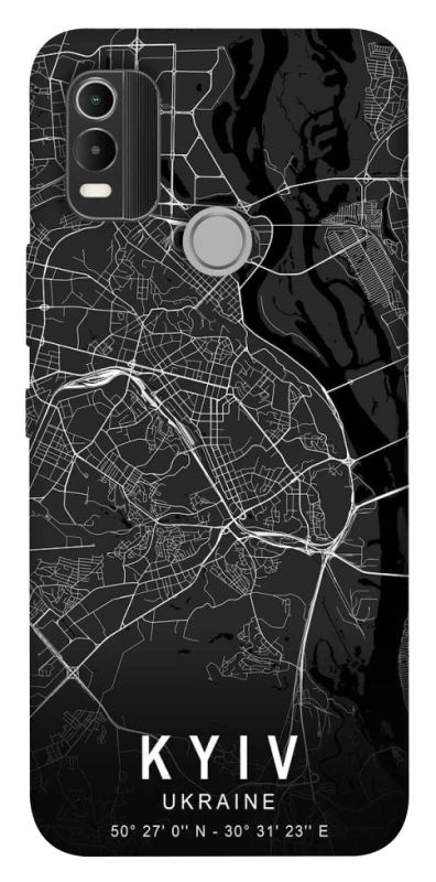 Чехол на Nokia C21 Plus Kyiv map фото 1 из 1