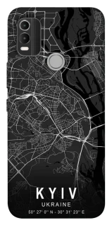 Чохол на Nokia C21 Plus Kyiv map фото 1 з 1
