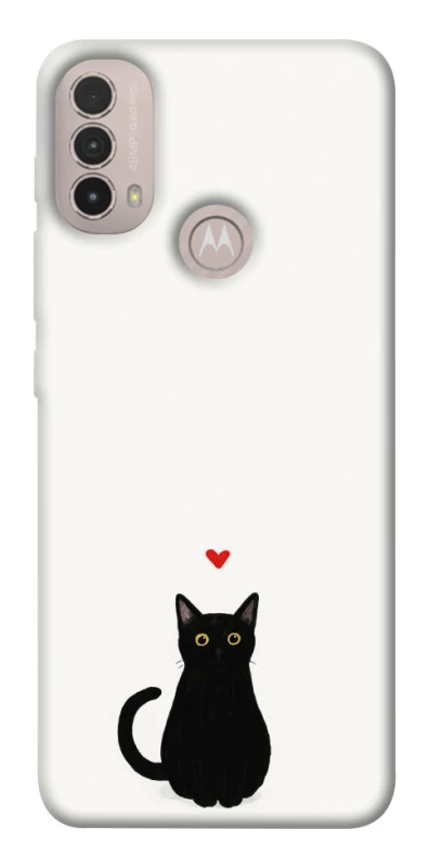 Чохол на Motorola Moto E40 cat in love фото 1 з 1