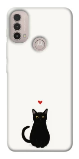 Чохол на Motorola Moto E40 cat in love фото 1 з 1