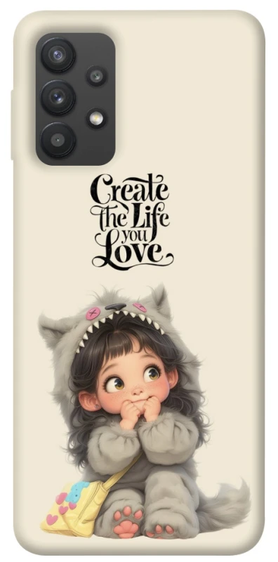 Чохол на Samsung Galaxy A32 (A325F) 4G Create the life you love фото 1 з 1