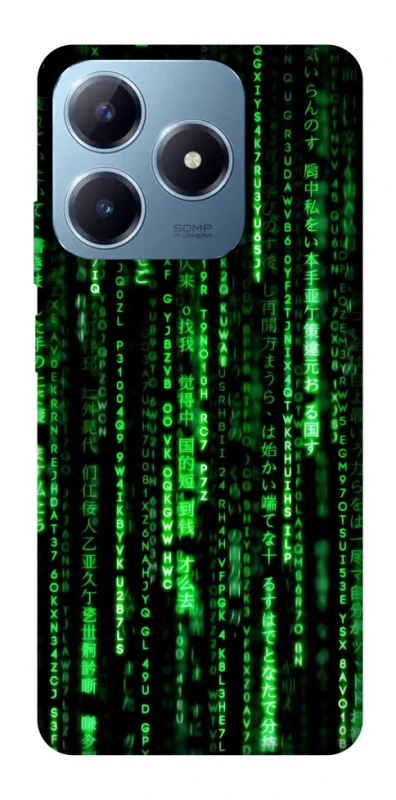 Чехол на Realme C63 Matrix Code фото 1 из 1