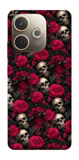 Чехол на Oppo A5 Pro 4G Черепа и розы фото 1 из 1