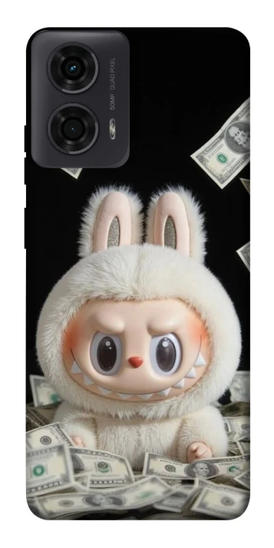 Чохол на Motorola Moto G04 Dollar Labubu фото 1 з 1