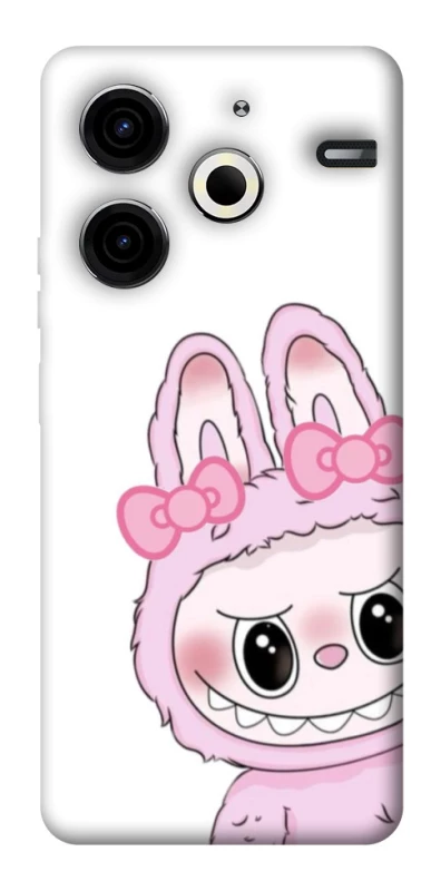 Чехол на TECNO Pova 6 Neo (LI6) Labubu White фото 1 из 1