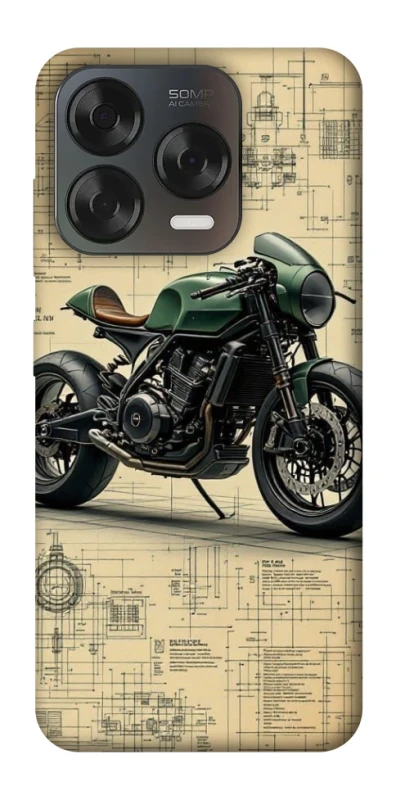 Чехол на ZTE Blade V70 Design Bike model фото 2 из 2