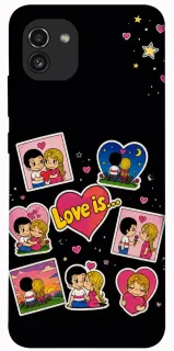 Чохол на Samsung Galaxy A03 Love is фото 1 з 1