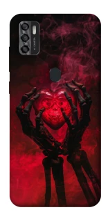Чехол на ZTE Blade A7s (2020) Heart in the hands of a skeleton фото 1 из 1