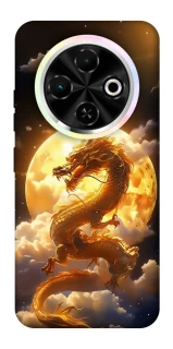 Чехол на TECNO Spark 30C Golden Dragon фото 1 из 1