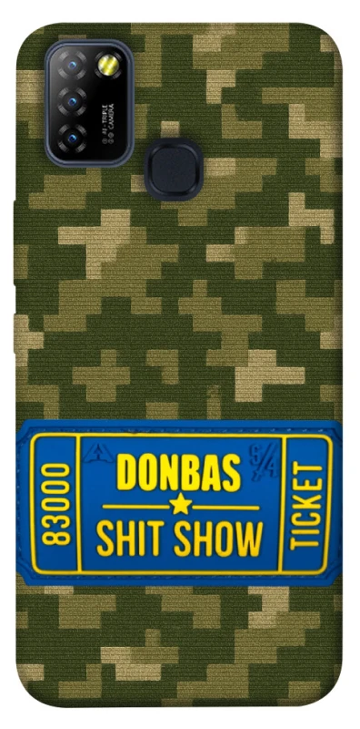Чехол на Infinix Hot 10 Lite Donbas ticket фото 1 из 1
