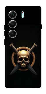 Чохол на Tecno Camon 40 Pro Golden Skull фото 1 з 1