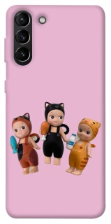 Чохол на Samsung Galaxy S21+ Cat Cafe Trio фото 1 з 1